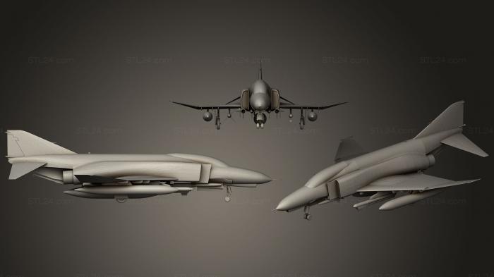 Vehicles (F 4 Phantom II, CARS_0145) 3D models for cnc